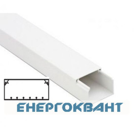 Білий кабель-канал DKC 100x40 з направляючими In-Liner, 2м,