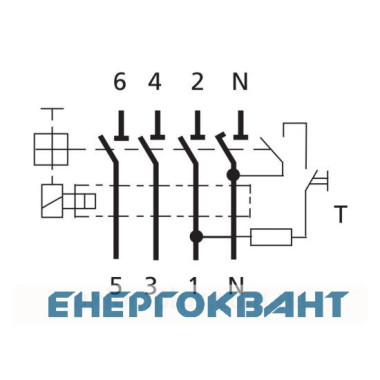 УЗО ETI 002062142 EFI-4 25 / 0.03 тип AC (10kA)