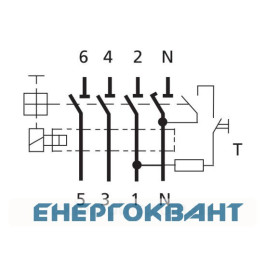 УЗО ETI 002062143 EFI-4 40 / 0.03 тип AC (10kA)