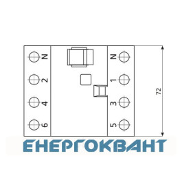УЗО ETI 002062143 EFI-4 40 / 0.03 тип AC (10kA)