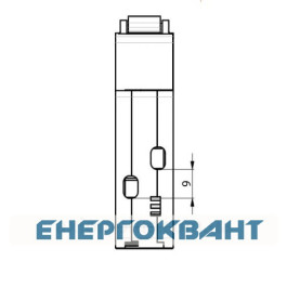 Диференціальний автомат ETI 002175816 KZS 1M SUP B 25 / 0.01 тип A (6kA) з верхнім підключенням