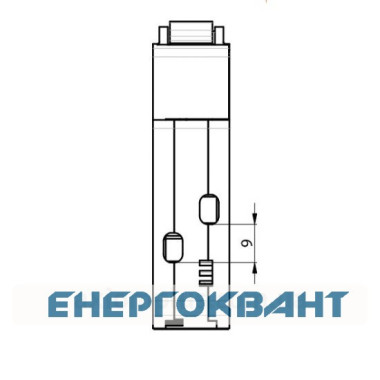Диференціальний автомат ETI 002175222 KZS-1M C 10 / 0.03 тип A (6kA) з нижнім підключенням