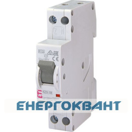 Диференціальний автомат ETI 002175206 KZS-1M B 25 / 0.03 тип A (6kA) з нижнім підключенням