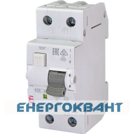 Диференціальний автомат ETI 002173102 KZS-2M B 10 / 0.03 тип AC (10kA)
