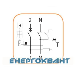 Диференціальний автомат ETI 002173101 KZS-2M B 6 / 0.03 тип AC (10kA)