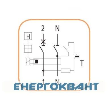 Диференціальний автомат ETI 002173225 KZS-2M C 20 / 0.03 тип A (10kA)