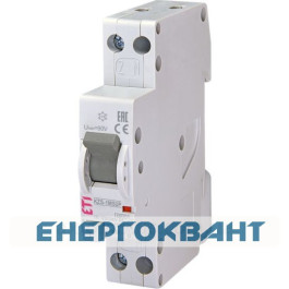 Диференціальний автомат ETI 002175814 KZS 1M SUP B 16 / 0.01 тип A (6kA) з верхнім підключенням