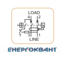 Диференціальний автомат ETI 002172407 KZS-2M2p EDI B 20 / 0.03 тип A (10kA) з нижнім підключенням