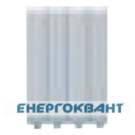 Смуга-заглушка Hager FL871Z на 4М RAL7035