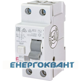 УЗО ETI 002062124 EFI-2 63 / 0.03 тип AC (10kA)