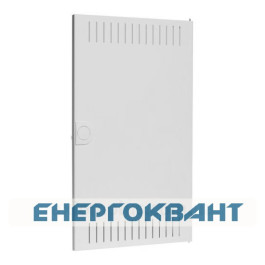 Двері Hager VA36V для 3-рядного мультимедійного щита зовнішньої установки Volta (білі)
