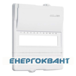 Лицьова панель Hager VZ221H Volta Hybrid на 12М