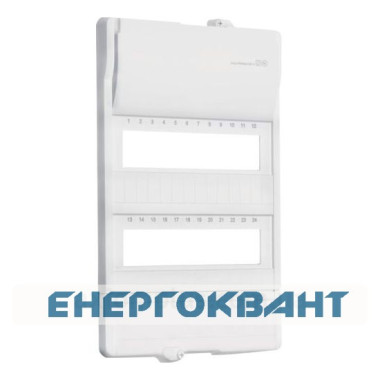 Лицьова панель Hager VZ222H Volta Hybrid на 24М