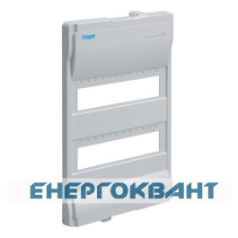 Пластикова лицьова панель Hager VZ222N для 2-рядного щита Volta