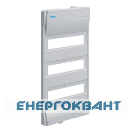 Пластикова лицьова панель Hager VZ223N для 3-рядного щита Volta