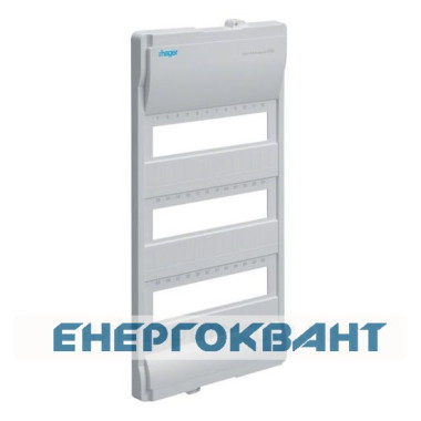 Пластикова лицьова панель Hager VZ223N для 3-рядного щита Volta