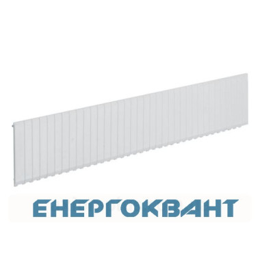 Смуга-заглушка Hager VZ416 для щитів шириною 18М (сіра)