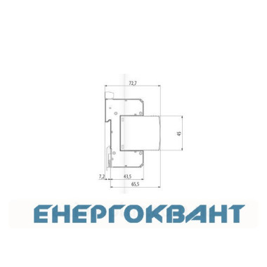 Обмежувач перенапруги ETI 002440399 ETITEC C T2 275/20 (3 + 0) 3p