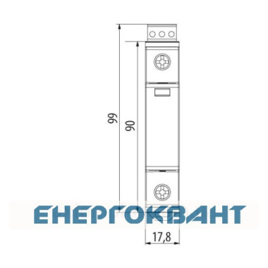 Обмежувач перенапруги ETI 002440418 ETITEC D T3 275/3 (1 + 0) 1p RC Обмежувач перенапруги ETI 002440418 ETITEC D T3 275/3 (1 + 0) 1p RC