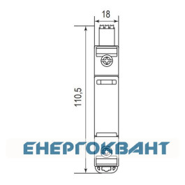 Обмежувач перенапруги ETI 002440500 ETITEC M T12 300/7 (1 + 0 2p TNC)