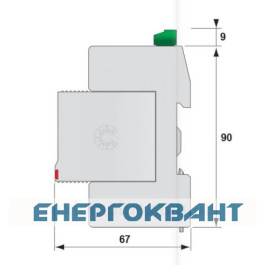 Обмежувач перенапруги ETI 002442942 ETITEC V 2T2 255/20 (1 + 1)