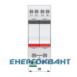 Обмежувач перенапруги ETI 002442943 ETITEC V 2T2 255/20 (4 + 0)