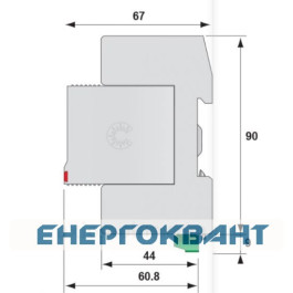 Обмежувач перенапруги ETI 002442945 ETITEC V 2T2 255/20 (3 + 1)