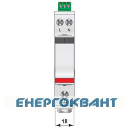 Обмежувач перенапруги ETI 002442948 ETITEC V 2T2 255/20 (1 + 1) RC
