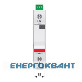 Обмежувач перенапруги ETI 002442952 ETITEC V T2 255/20 (1 + 0)