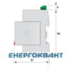 Обмежувач перенапруги ETI 002442952 ETITEC V T2 255/20 (1 + 0)