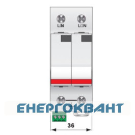 Обмежувач перенапруги ETI 002442953 ETITEC V T2 255/20 (2 + 0)