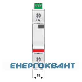 Обмежувач перенапруги ETI 002442958 ETITEC V T2 255/20 (1 + 0) RC