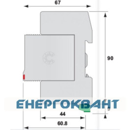 Обмежувач перенапруги ETI 002442959 ETITEC V T2 255/20 (2 + 0) RC