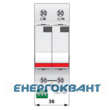 Обмежувач перенапруги ETI 002442959 ETITEC V T2 255/20 (2 + 0) RC Обмежувач перенапруги ETI 002442959 ETITEC V T2 255/20 (2 + 0) RC