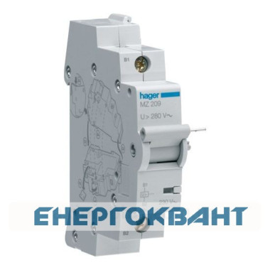 Расцепитель перенапруги Hager MZ209 230В для автомата