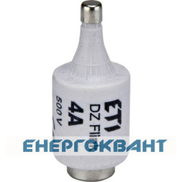 Запобіжник ETI 002312102 D II DZ 4A / 500V (E27)