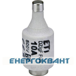 Запобіжник ETI 002312104 D II DZ 10A / 500V (E27)