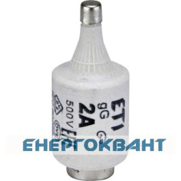 Запобіжник ETI 002312401 D II gG 2A / 500V (E27)