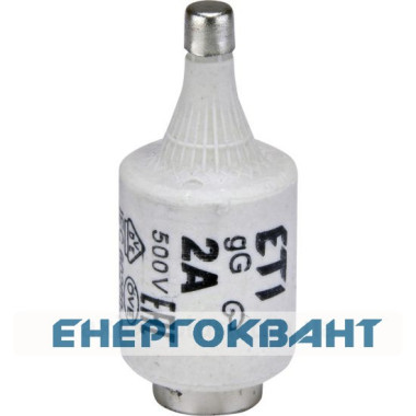 Запобіжник ETI 002312401 D II gG 2A / 500V (E27)