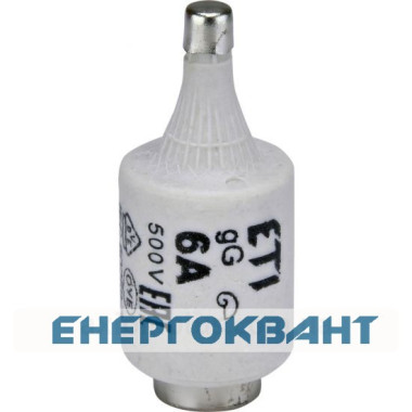 Запобіжник ETI 002312403 D II gG 6A / 500V (E27)