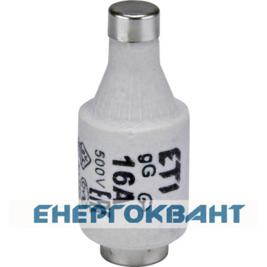 Запобіжник ETI 002312405 D II gG 16A / 500V (E27)