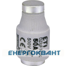 Запобіжник ETI 002313102 D III DZ 50A / 500V (E33)