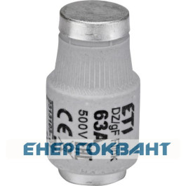 Запобіжник ETI 002313103 D III DZ 63A / 500V (E33)