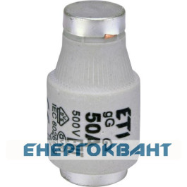 Запобіжник ETI 002313402 D III gG 50A / 500V (E33)