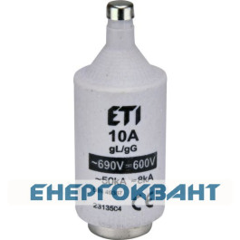 Запобіжник ETI 002313504 D III gG 10A / 690V (E33)