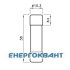 Запобіжник ETI 002625075 CH 10x38 gPV 10A 1000V (30kA)