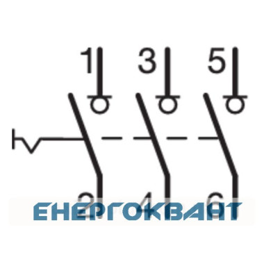 Компактний вимикач навантаження Hager SH363N 3Р 63А / 400В