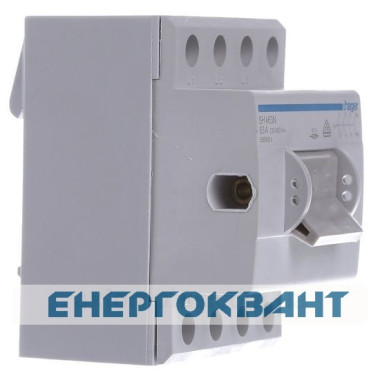Компактний вимикач навантаження Hager SH463N 4Р 63А / 400В