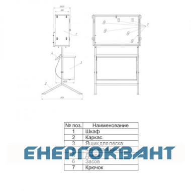 Протипожежний стенд Білмакс Б00011012 СПЗО