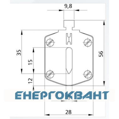 Ножовий запобіжник ETI 004110102 NH-00 80V DC 250A з бойком